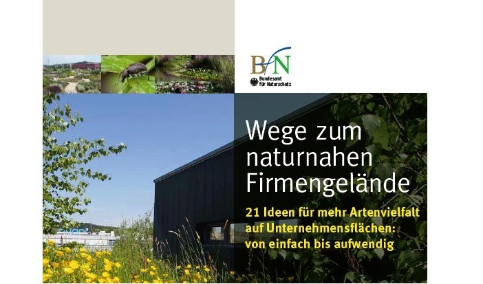 Cover der Publikation "Wege zum naturnahen Firmengelände"