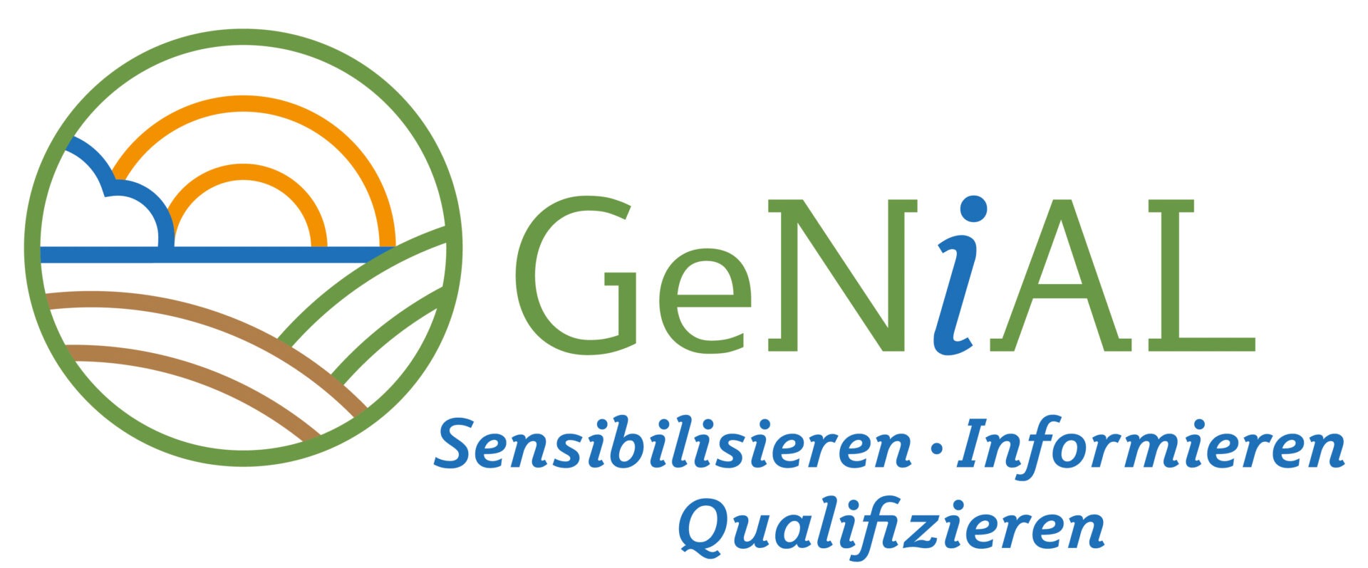 Logo des Projekts Genial - Sensibilisieren - Informieren Qualifizieren