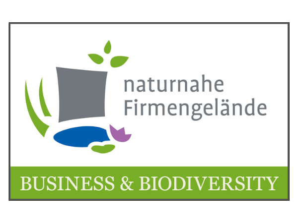 Logo naturnahe Firmengelände Business and Biodiversity