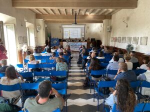 Blick in einen Konferenzsaal der Italian Geographic Society